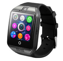 Load image into Gallery viewer, Bluetooth Smart Watch men Q18 With Camera Facebook Whatsapp Twitter Sync SMS Smartwatch Support SIM TF Card For IOS Android