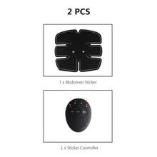 Load image into Gallery viewer, 2/4/6/8pcs Set Hip Trainer Abdominal machine electric muscle stimulator ABS ems Trainer Body slimming Massage without retail box